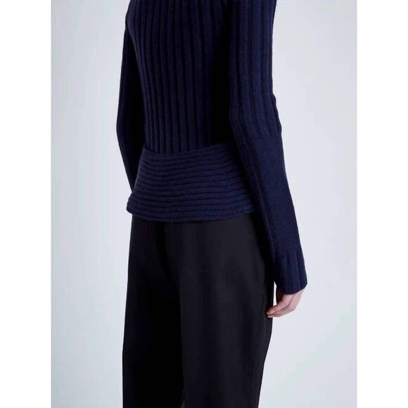 Proenza Schouler Haven Turtleneck Sweater in Navy S - Picture 2 of 6